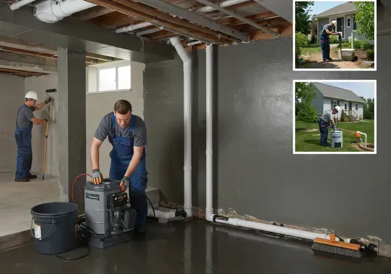 Basement Waterproofing and Flood Prevention process in Sauk Village, IL